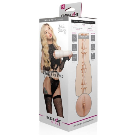Masturbateur Réaliste KENZIE REEVES CREAM PUFF Chair
