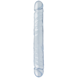 Double gode Jelly Crystal Bleu 29cm