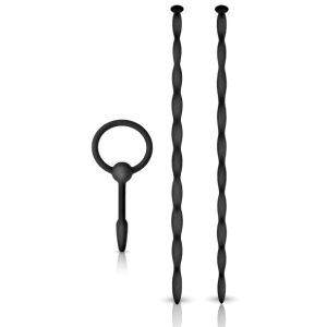 Tiges et Plug d'urètre KNOT LONG 27 cm - Silicone