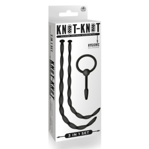 Tiges et Plug d'urètre KNOT LONG 27 cm - Silicone