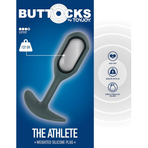 Plug lesté THE ATHLETE de Buttocks 137 grammes