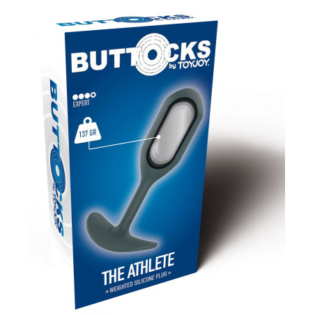 Plug lesté THE ATHLETE de Buttocks 137 grammes