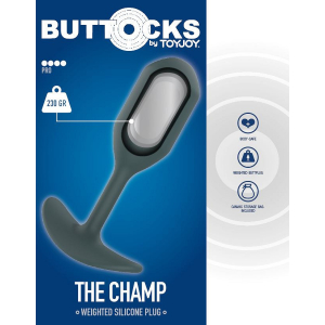 Plug lesté THE CHAMP 230gr de Buttocks