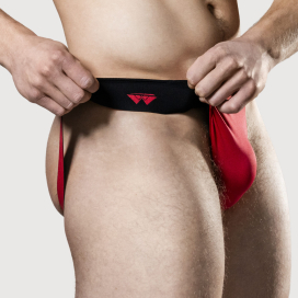 Jockstrap REV2 Noir Rouge 2