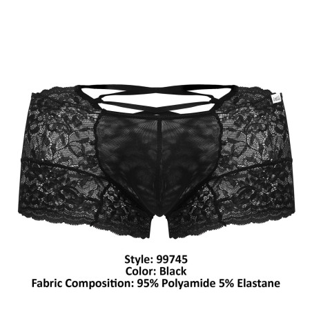 Shorty en Dentelle VENO Noir Dentelle
