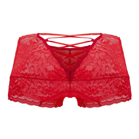 Shorty en Dentelle VENO Rouge