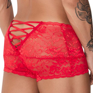 Shorty en Dentelle VENO Rouge
