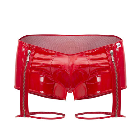 Boxer Porte-Jarretelles LAKSHMI Rouge Gris