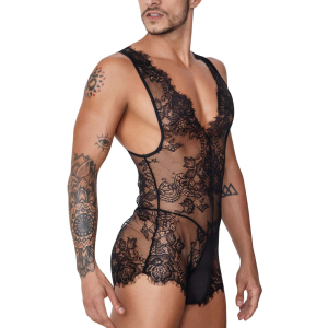 Body Dentelle Dos Nu PSYCHÉ Noir