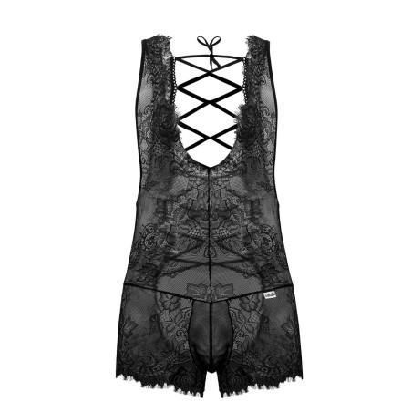 Body Dentelle Dos Nu PSYCHÉ Noir