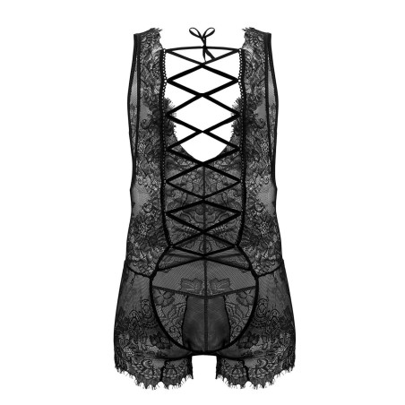 Body Dentelle Dos Nu PSYCHÉ Noir