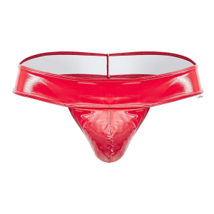 String Effet Mouillé VENILIA Rouge Vinyle