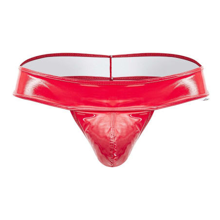 String Effet Mouillé VENILIA Rouge Vinyle