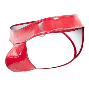 String Effet Mouillé VENILIA Rouge Vinyle