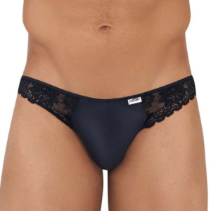 Jockstrap Dentelle QETESH Noir Mouillé