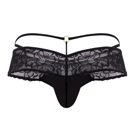 String Dentelle à Lacets ATARGIS Noir