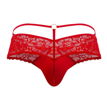 String Dentelle à Lacets ATARGIS Rouge