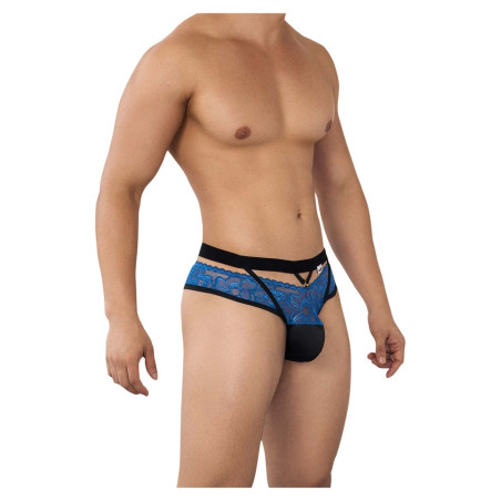 Jockstrap Dentelle LALITA Noir et Bleu