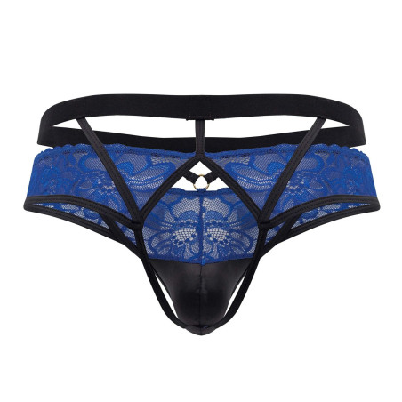 Jockstrap Dentelle LALITA Noir et Bleu