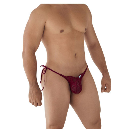 Bikini Dentelle Coeur NINSUN Bordeaux