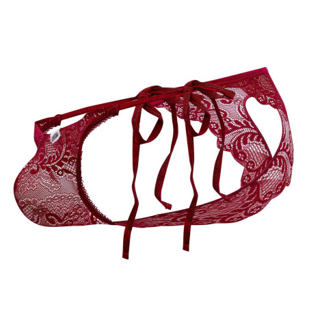 Bikini Dentelle Coeur NINSUN Bordeaux