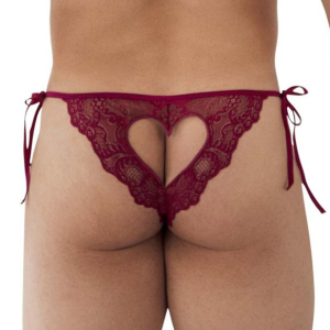 Bikini Dentelle Coeur NINSUN Bordeaux