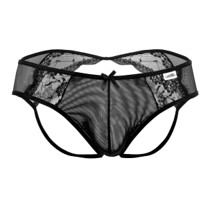 Jockstrap Dentelle LILITH Noir Dentelle