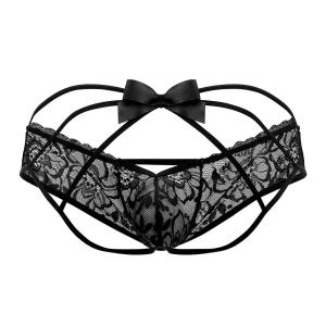 Jockstrap Noeud FRIGG Noir Dentelle