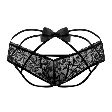 Jockstrap Noeud FRIGG Noir Dentelle