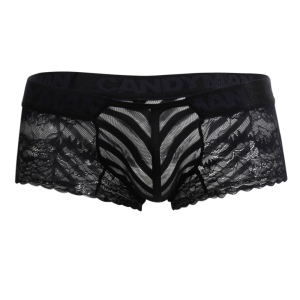 Boxer Dentelle KYBELE Noir Transparent