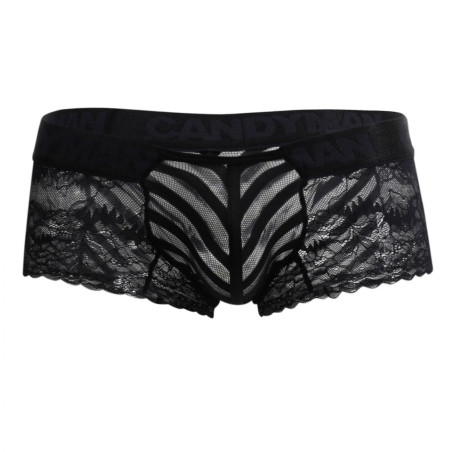 Boxer Dentelle KYBELE Noir Transparent