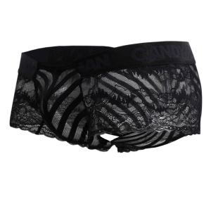 Boxer Dentelle KYBELE Noir Transparent