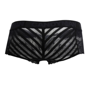 Boxer Dentelle KYBELE Noir Transparent