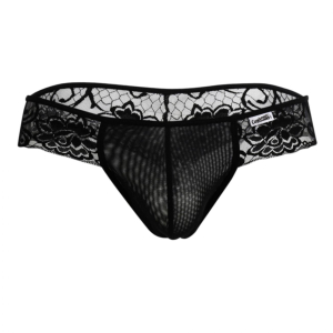 String Dentelle TEOLT Noir Transparent