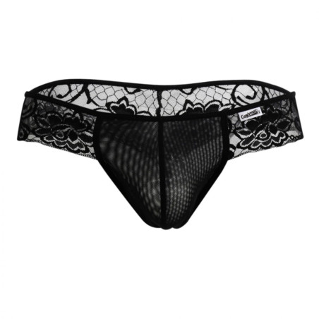 String Dentelle TEOLT Noir Transparent