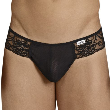 String Dentelle TEOLT Noir Transparent