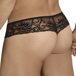 String Dentelle TEOLT Noir Transparent