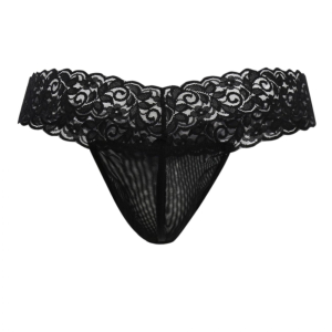 String Dentelle MACOG Noir