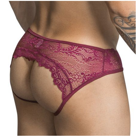 Jockstrap Dentelle XOCHI Bordeaux