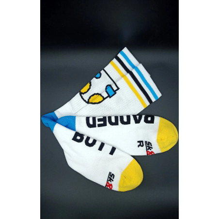 Chaussettes Sk8erboy DIAPER Blanches