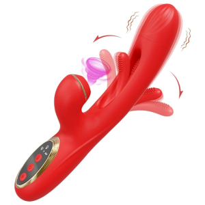 Vibro Rabbit CLITSUCK 13 x 3.6cm Rouge