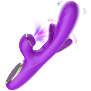 Vibro Rabbit CLITSUCK 13 x 3.6cm Violet