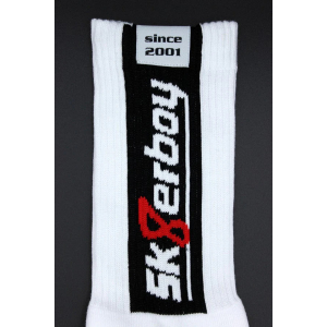Chaussettes blanches SMELLY Sk8erboy