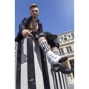 Chaussettes blanches LOCKED Sk8erboy
