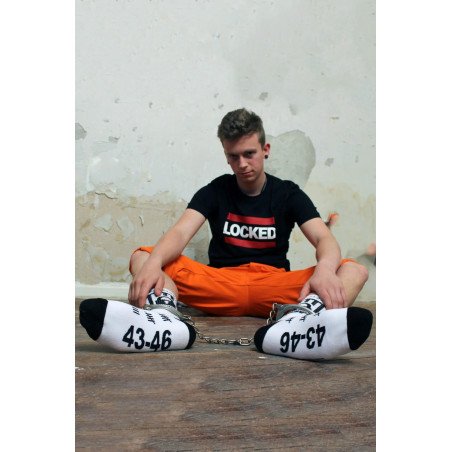 Chaussettes blanches LOCKED Sk8erboy