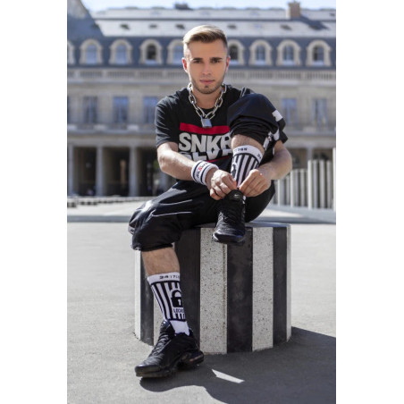 Chaussettes blanches LOCKED Sk8erboy