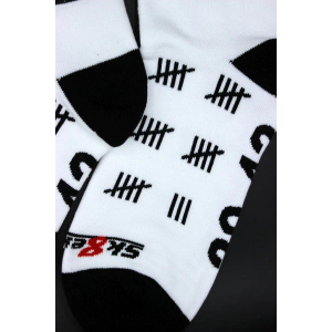 Chaussettes blanches LOCKED Sk8erboy
