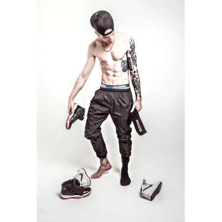 Chaussettes noires CREW SOCKS Sk8erboy