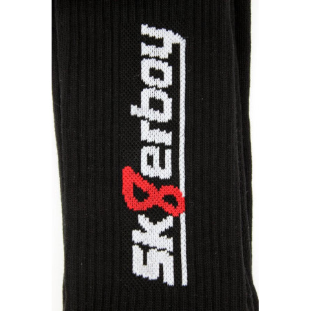 Chaussettes noires CREW SOCKS Sk8erboy