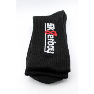 Chaussettes noires CREW SOCKS Sk8erboy